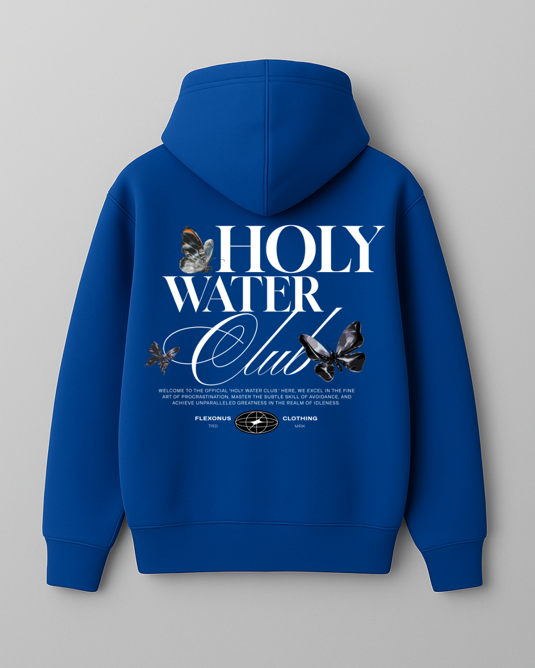 HOLY WATER l Premium Religious Blue HOODIE