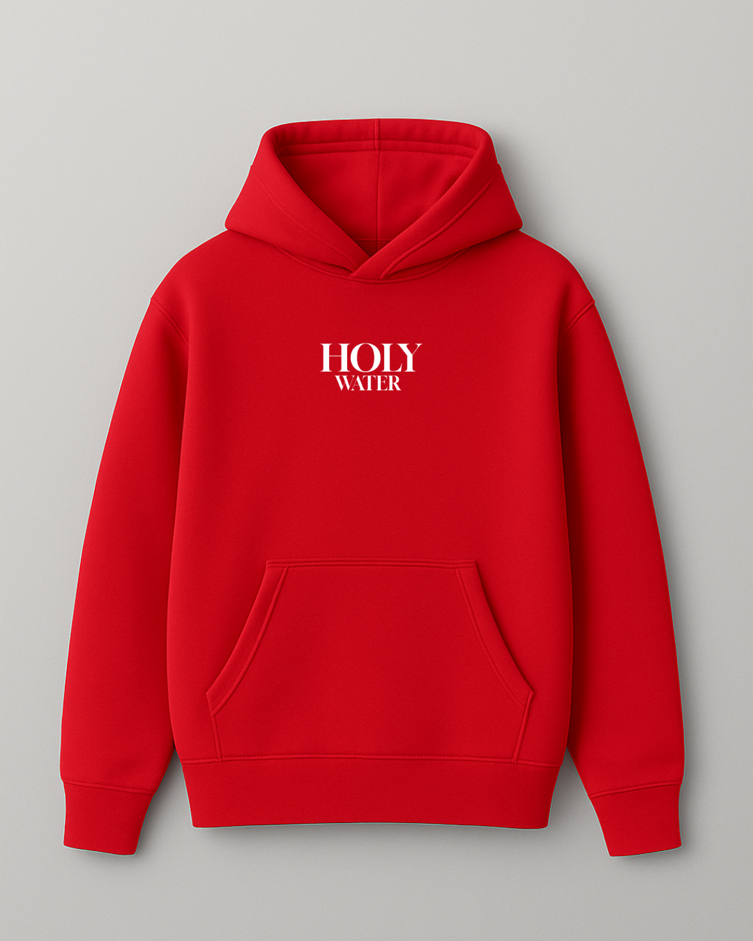 HOLY WATER l Premium Religious Red HOODIE