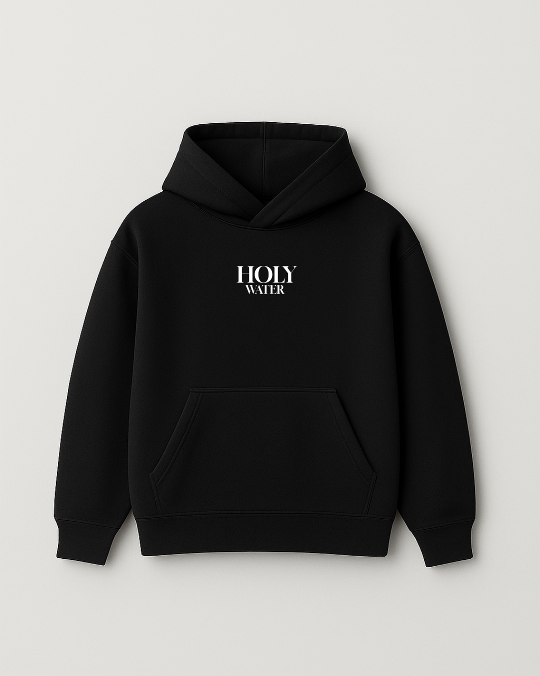 HOLY WATER l Premium Religious Black HOODIE
